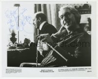 6s269 ERIC IDLE signed 8x10 still 1983 dressed as old lady from Monty Python's The Meaning of Life!