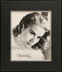 6s117 GRACE KELLY signed 7.75x9.75 REPRO still in 12x14 display 1970s ready to hang on your wall!