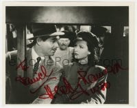 6s786 HEDY LAMARR signed 8x10 REPRO still 1970s great close up with Clark Gable in Comrade X!