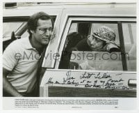 6s324 IMOGENE COCA signed 7.5x9.5 still 1983 c/u with Chevy Chase in National Lampoon's Vacation!
