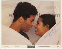 6s328 IRENE CARA signed 8x10 mini LC #3 1976 great romantic close up from Sparkle!