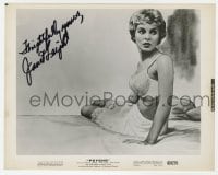 6s347 JANET LEIGH signed 8x10 still 1960 frightfully yours in bra & slip from Hitchcock's Psycho!