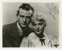 6s809 JEAN ROGERS signed 8x10 REPRO still 1980s she loved working with John Wayne in Conflict!