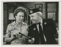 6s349 JEAN STAPLETON signed TV 7x9.25 still 1979 c/u with Carroll O'Connor in All in the Family!