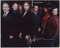 6s813 JENNIFER GARNER signed color 8x10 REPRO still 2000s great portrait with the cast of Alias!