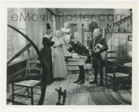 6s819 JOAN BENNETT signed 8x10 REPRO still 1980s with Mary Boland & others in The Pursuit of Happiness!