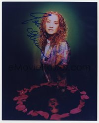 6s822 JOAN OSBORNE signed color 8x9.75 REPRO still 2000s great portrait of the pretty singer!