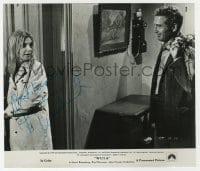 6s363 JOANNE WOODWARD signed 8x9.25 still 1970 c/u smiling at husband Paul Newman in WUSA!
