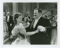 6s834 JUNE LANG signed 8x10 REPRO still 1980s close up dancing with Oliver Hardy in Zenobia!