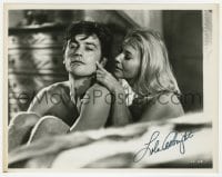 6s414 LOLA ALBRIGHT signed 8x10.25 still 1966 she's naked with Alain Delon in Lost Command!