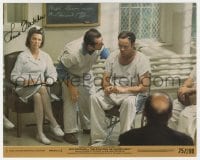 6s418 LOUISE FLETCHER signed 8x10 mini LC #8 1975 w/ Nicholson in One Flew Over the Cuckoo's Nest!