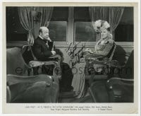 6s425 MAE WEST signed 8.25x10 still R1948 sitting with Donald Meek in My Little Chickadee!