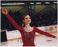 6s885 MICHELLE TRACHTENBERG signed color 8x10 REPRO still 2000s as a figure skater in Ice Princess!