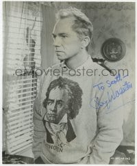 6s500 RAY WALSTON signed 7.75x9.5 still 1965 c/u wearing Beethoven sweatshirt in Kiss Me Stupid!