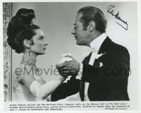 6s503 REX HARRISON signed 7.75x9.5 still 1964 best close up with Audrey Hepburn in My Fair Lady!