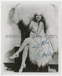 6s948 SALLY RAND signed 8x10 REPRO still 1970s portrait of the legendary fan dancer/stripper appearing in Bolero!