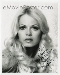 6s949 SALLY STRUTHERS signed 8x10 REPRO still 1980s close portrait of the All in the Family actress!