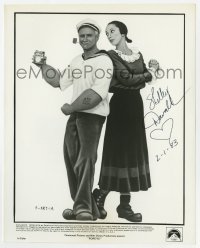 6s540 SHELLEY DUVALL signed 8.25x10 still 1980 as Olive Oyl with Robin Williams as Popeye!