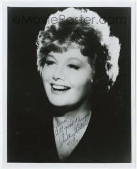 6s955 SHELLEY WINTERS signed 8x10 REPRO still 1990 great head & shoulders smiling portrait!