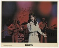 6s548 SISSY SPACEK signed 8x10 mini LC 1980 as Loretta Lynn singing in Coal Miner's Daughter!