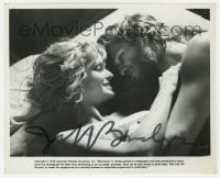 6s551 SOMEBODY KILLED HER HUSBAND signed 8x10 still 1978 by BOTH Farrah Fawcett AND Jeff Bridges!