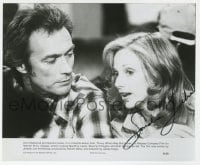 6s552 SONDRA LOCKE signed 7.75x9.5 still 1968 c/u with Clint Eastwood in Every Which Way But Loose!