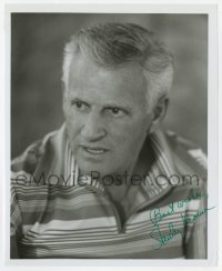 6s964 STANLEY KRAMER signed 8.25x10 REPRO still 1980s candid close up of the major director/producer!