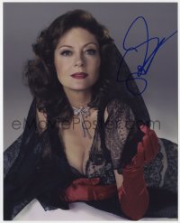 6s970 SUSAN SARANDON signed color 8x10 REPRO still 2000s c/u in sexy lace outfit with red gloves!
