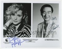 6s585 VAMP signed 8x10 still 1986 by BOTH Gedde Watanabe AND Dedee Pfeiffer!