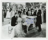 6s985 VERA ZORINA signed 8x9.75 REPRO still 1980s in a romantic scene from The Goldwyn Follies!