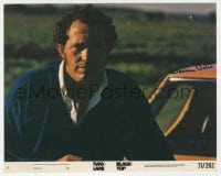 6s595 WARREN OATES signed 8x10 mini LC #8 1971 great close portrait from Two-Lane Blacktop!