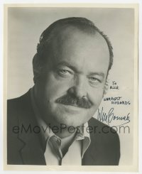 6s995 WILLIAM CONRAD signed 8x10 REPRO still 1970s great head & shoulders portrait of the TV star!