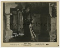 6s606 YVONNE MONLAUR signed 8.25x10.25 still 1960 the sexy French actress in Brides of Dracula!
