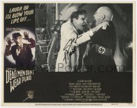 6s048 DEAD MEN DON'T WEAR PLAID signed LC #1 1982 by Steve Martin, who's choking Nazi Carl Reiner!