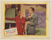 6s058 INNOCENT AFFAIR signed LC #3 1948 by Fred MacMurray, Don't Trust Your Husband, with Carroll!