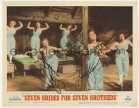 6s070 SEVEN BRIDES FOR SEVEN BROTHERS signed LC #2 1954 by BOTH Jane Powell AND Howard Keel!