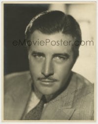 6s084 JOHN BOLES signed deluxe 11x14 still 1940s great head & shoulders portrait in suit & tie!