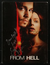 6s110 SOPHIA MYLES signed presskit w/ 1 supplment 2001 she was Victoria Abberline in From Hell!