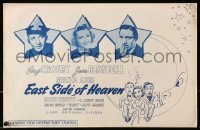 6t059 EAST SIDE OF HEAVEN English pressbook 1939 Bing Crosby, Joan Blondell, Mischa Auer, rare!