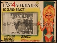 6t120 3 FABLES OF LOVE Mexican LC 1964 Monica Vitti, Sylva Koscina, different sexy border art!