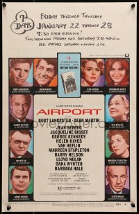 6t408 AIRPORT WC 1970 Burt Lancaster, Dean Martin, Jacqueline Bisset, Jean Seberg