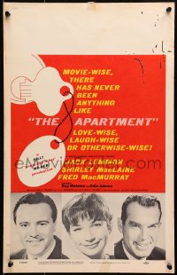 6t412 APARTMENT WC 1960 Billy Wilder, Jack Lemmon, Shirley MacLaine, Fred MacMurray!
