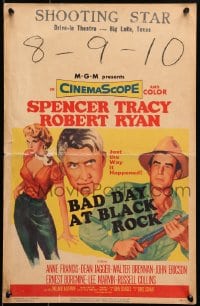 6t421 BAD DAY AT BLACK ROCK WC 1955 Spencer Tracy tries to find out just what did happen to Kamoko