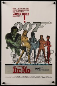 6t075 JAMES BOND set of 14 mini posters 1987 movie poster art from the first fourteen 007 movies!