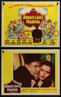 6w028 ABDULLAH'S HAREM 8 LCs 1956 Gregory Ratoff, Kay Kendall, English sex in Egypt!