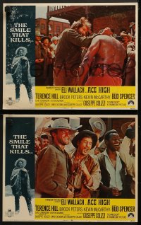 6w029 ACE HIGH 8 LCs 1969 Eli Wallach, Terence Hill, Brock Peters, spaghetti western!