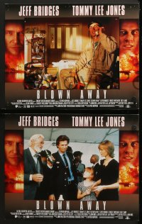 6w072 BLOWN AWAY 8 LCs 1994 Jeff Bridges, Tommy Lee Jones, Lloyd Bridges, Forest Whitaker!
