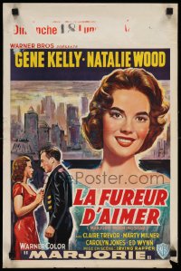 6y034 MARJORIE MORNINGSTAR Belgian 1958 Gene Kelly, Natalie Wood, from Herman Wouk's novel!