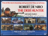 6y448 DEER HUNTER British quad 1979 directed by Michael Cimino, Robert De Niro, Christopher Walken!