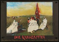 6y289 KNIGHTS OF THE TEUTONIC ORDER East German 23x32 R1978 Krzyzacy, art of medieval battle!